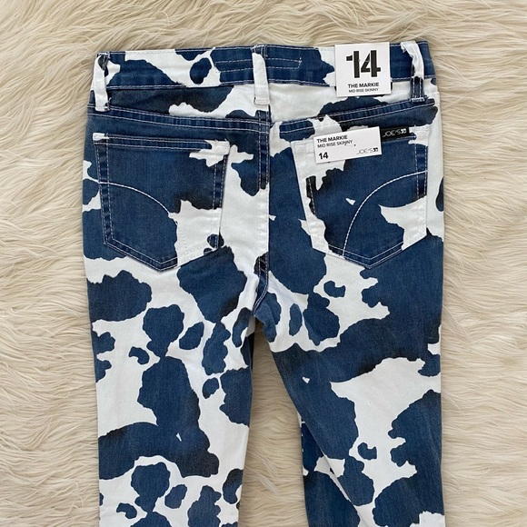Joe’s Jeans Kids Markie Mid Rise Skinny Jeans Cow Print - Picture 7 of 10